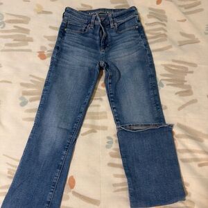 AE hi-rise bootcut jeans